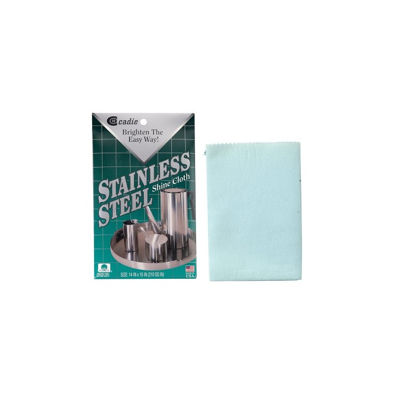 Stainless Steel Shine Cloth,Brighten The Easy Way ! By Cadie