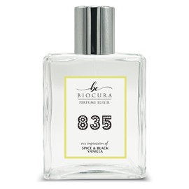 BIOCURA BC Perfume 835 Inspired by Spice & Black Vanilla For Men Fragrance Dupes Eau de Parfum Bottle 3.4 Fl Oz/100ml