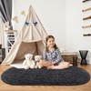 OLANLY Fluffy Soft Area Rugs for Bedroom, 2.6x5.3 Feet Machine