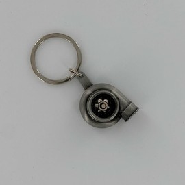 Mini Turbo Keychain - Color: Antique pewter