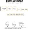 48 Pcs Press On Nail Set, Press On Nails and
