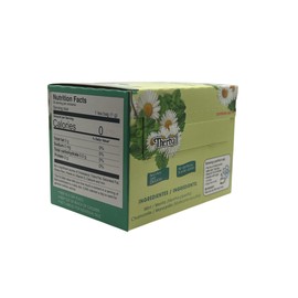 Manzanilla-Menta (Chamomile-Mint Tea) - 25 Tea Bags - Vegan, 100% Natural - Premium Therbal Brand