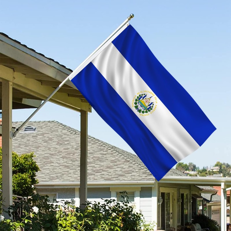 El Salvador Flag 3x5 Double Sided Outdoor Heavy Duty National