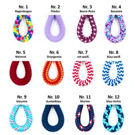 Keyring Sailing Rope Moin and Anchor 24 Colours