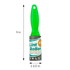 DecorRack Lint Roller with 2 Refills, Pet Hair Remover, 180 Extra Adhesive Sheets, Lint Roller Brush, Remove Dog and Cat Hair from Clothes, Furniture