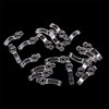 100 Pack LED Strip Mounting Clips, Installation Accessory for LED
