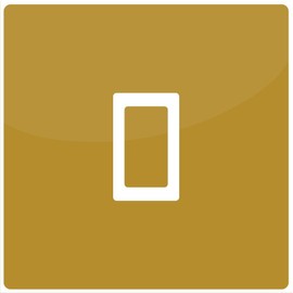 Plain Gold Light Switch Sticker Home Bedroom Decorative e Accessories Vinyl Cover Skin Decal by stika.co