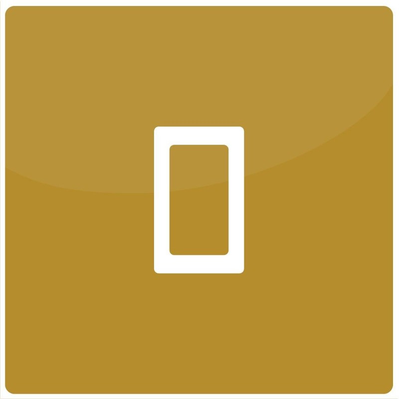 Plain Gold Light Switch Sticker Home Bedroom Decorative e Accessories
