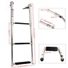 Amarine Made Heavy Duty 3 Steps Boat Marine Telescoping Stainless