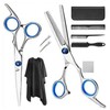 10pcs Hair Cutting Scissors Kit Combs Cape Stainless Steel Barber