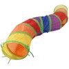 Pet Tunnel Iridescent Foldable Cat STunnel with Interactive Ball and
