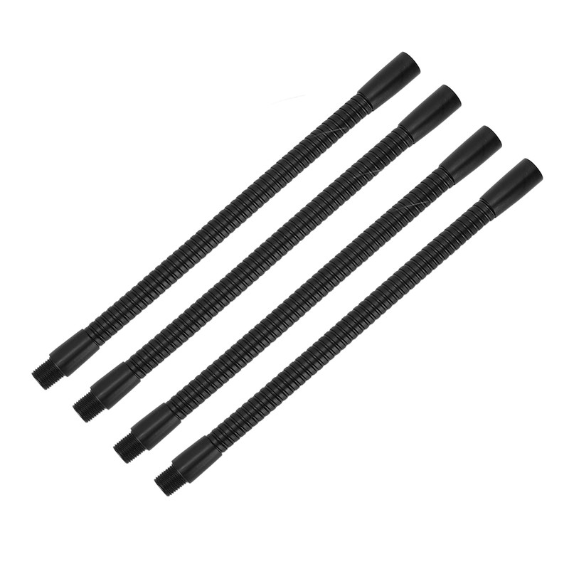 4 Pcs Gooseneck Lamp Hose Aluminium 10mm Caliber Flexible Table