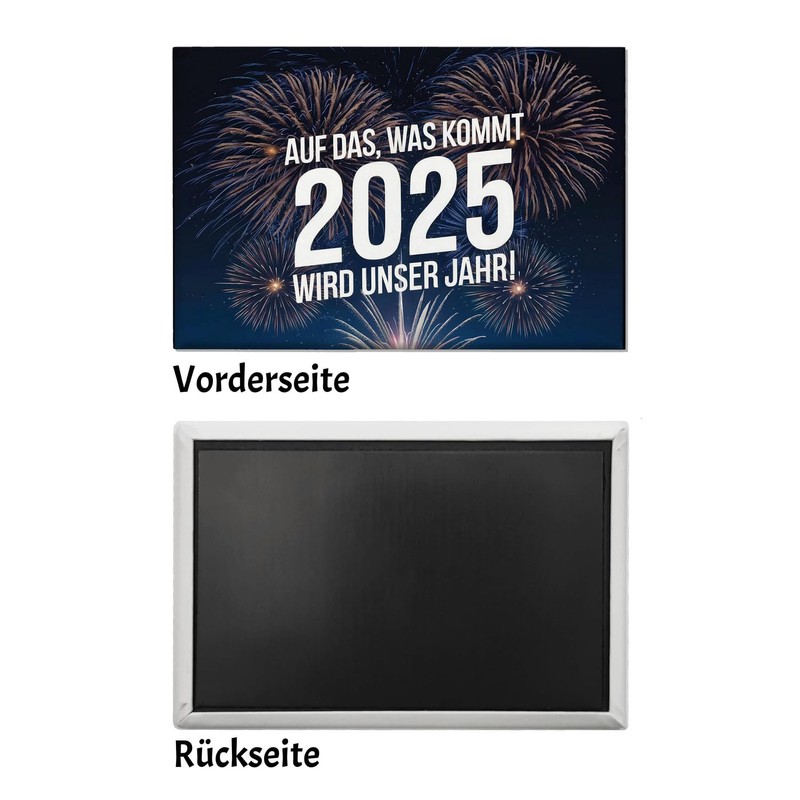 Fireworks 2025 Will Our Year Souvenir Souvenir Magnet Rectangular Souvenir