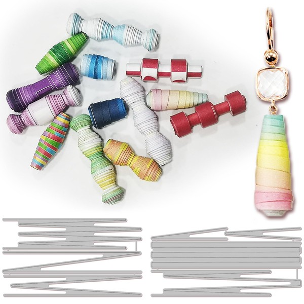 GLOBLELAND Paper Beads Cutting Dies for Card Making Carbon Steel