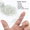 Small Rubber Bands for Hair Ties Elastics Mini Braids Ponytail