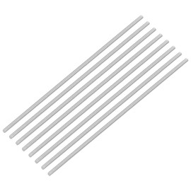 QUARKZMAN Pack of 8 Fully Threaded Spindles, M3 x 150 mm, 304 Stainless Steel, Right-Hand Thread Rod Pins, M3-0.5 Thread Pitch for Furniture and Machine Assembly