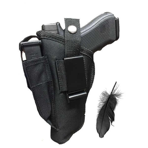 Fits Ruger Mark ll 22/45 Mark LLL with 4" Barrel. Soft Nylon Inside or Outside The Pants Gun Holster.