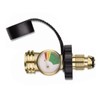 POL to QCC Thread Gas Tank Refill Adapter with Gauge