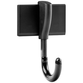 Duck EasyMounts Garage Hooks Heavy Duty - Storage and Organization for Tools - Wall Mount Hook for Sheds and Outdoor - No Tool Install - Up to 50 lbs - Black, Pack of 1 Hook & All Hanging Hardware