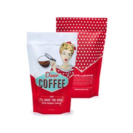 Diner Coffee-Roasted House Blend Fresh from the Roaster - Classic Old-Fashioned Flavor, Extra Smooth Brewed Taste, and Full-Body Aroma - Daily Brew Essential Pack (Dark Roast, 12 Ounce Whole Bean)