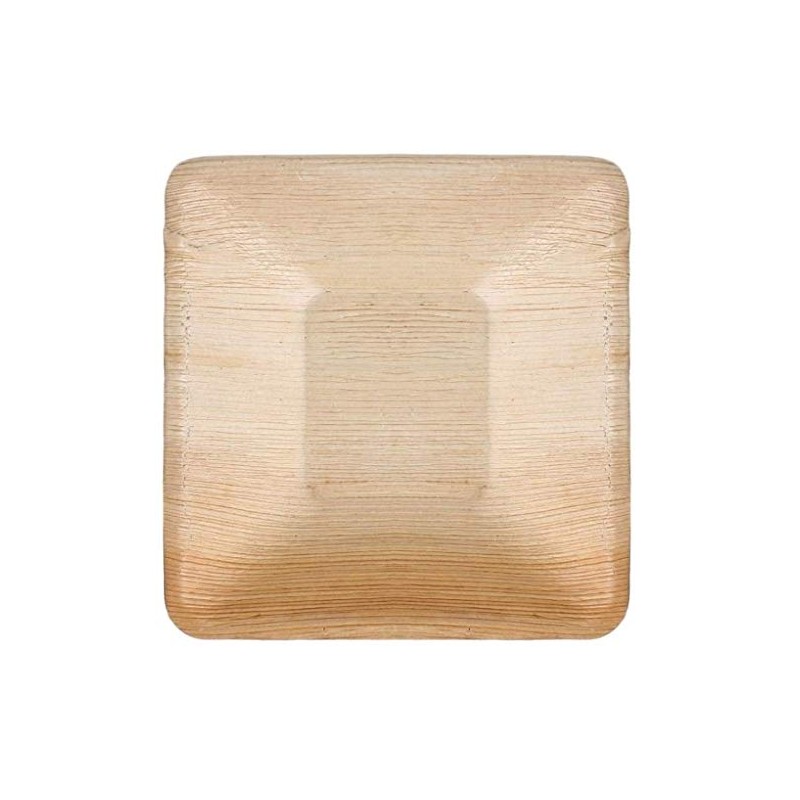 KOKA Palm Leaf Disposable Bowl Square Environmentally Friendly Disposable Tableware