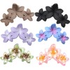 SITAKEGS Blume Haar Kralle Clips, 6pcs Anti-Rutsch-Matte große Blume Haar