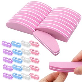 NIAWEA Kit 40pzs Limas para Uñas Profesionales, Incluye 20 Cepillo Uñas + 20 Limas de Uñas, Lavable, Reparación de Uñas, Especial para Manicura, Pulido y Pulido, para Uñas Naturales o Acrílicas