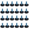 TOVOT 24pcs M6 Adjustable Funirutre Feet Screwable Furniture Feet