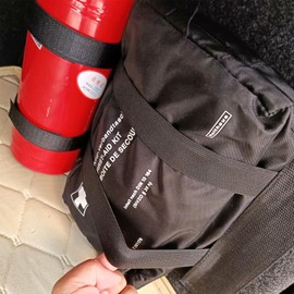 Zurligi 2 Pack Car Boot Organiser Strap, Large Size + Small Size Car Trunk Storage Strap, Highly Elastic Straps with Magic Sticker, Boot Organiser Fixing Belt for Cars, Trucks, Vans, SUV