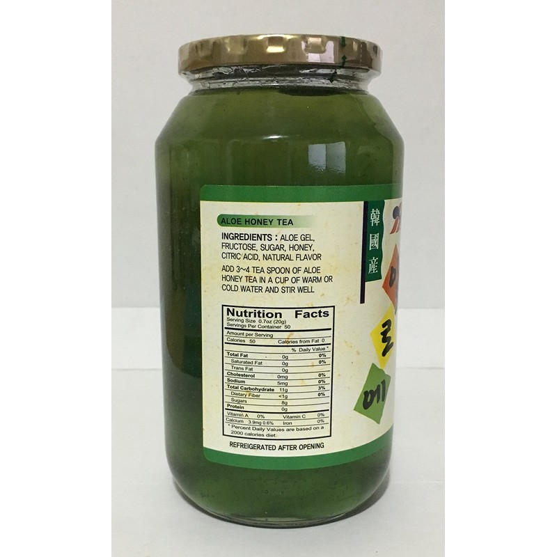 35.3oz Han Asia Aloe Honey Tea, Pack of 1