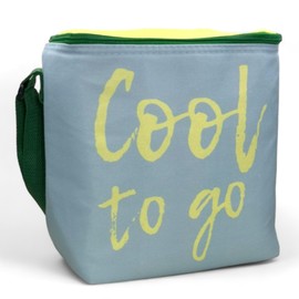 MIJOMA Cool Bag: Functional, Stylish and for Durable Use - Compact 6.8 Litre Foldable Insulated Bag, Lunch Bag and Picnic Bag in One! (Light Blue - Cool to Go)