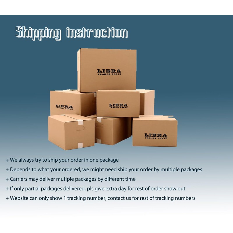 LIBRA Two 12" Electric Trailer Brake Magnet Replacement Kits -