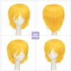 S-noilite Women Mens Short Fluffy Straight Hair Wigs Anime Cosplay