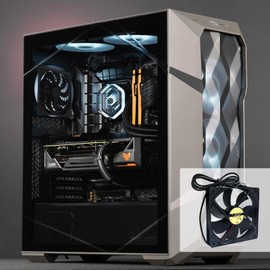 Computer Fan USB, Quiet Cooling Fan Computer Fan USB Cooler, Router Fan for Small Servers, Projectors, Desktop, Notebook, USB-Powered Device, Chassis, Router