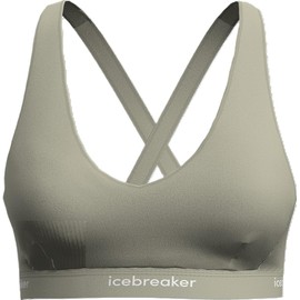 icebreaker Women’s Merino Blend 125 Cool-Lite Sprite Racerback Bra - Ashen - X-Small