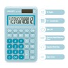 deli Standard Function Basic Calculator, 12 Digit Desktop Calculator with