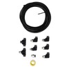 Turbo Vacuum Fitting Kit Turbocharged Wastegate Solenoid Connector Set for