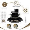 24 Pack Adjustable Deck Support Pedestal Kit, Deck Foundation Base,