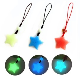 BOGEEL Glow in Dark Star Pendant Phone Chain Charm Hanging Rope Lovely Phone Strap Bag Decoration Lanyards Keychain Accessory