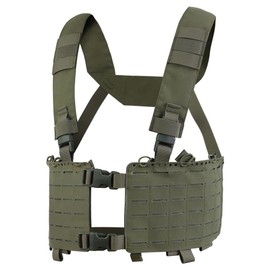 Chest Rig Split Vest Quick Release MOLLE System Fit for Mag Pouch Radio GP Bag