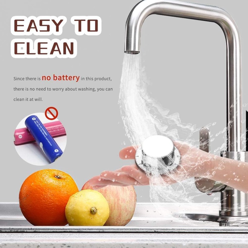 Hsthe Sea Professional Manual Timer, 60 Minute Mechanical Kitchen Timer