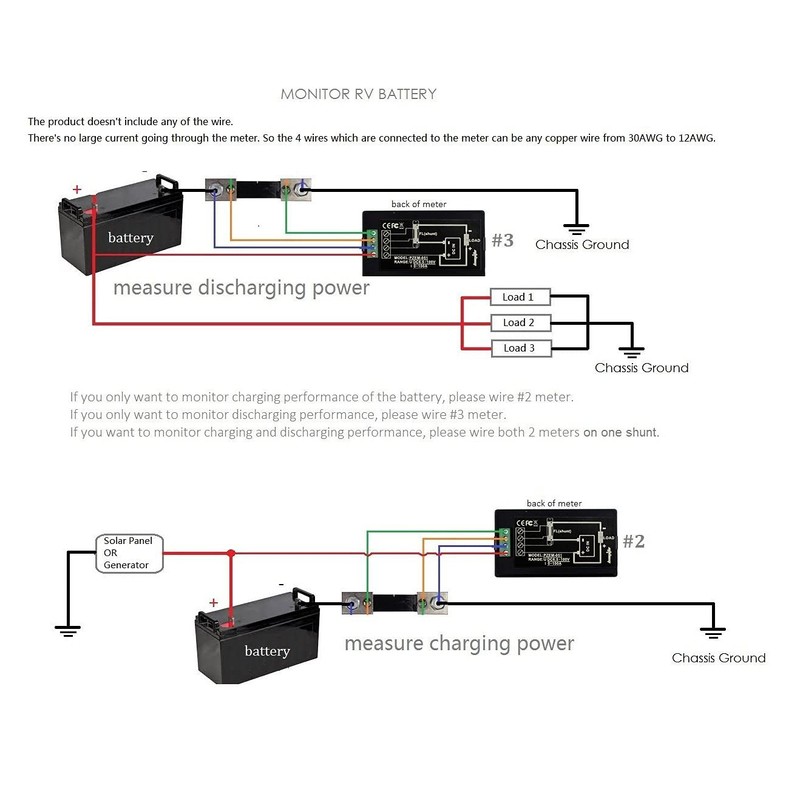 bayite DC 6.5-100V 0-100A LCD Display Digital Current Voltage Power