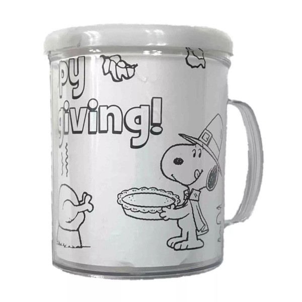 Peanuts Snoopy Color Your Own Thanksgiving Mug