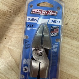 Channellock -NEW- Channel Lock 9.5" XLT Lineman's Pliers #369 Made in USA