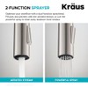 KRAUS Oletto High-Arc Single Handle Pull-Down Kitchen Faucet in Chrome,