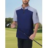 KGGEOO Wind and Water Resistant Cage Jacket Short Sleeve Golf