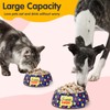 SLZZ Pet Cats Dog Bowls - Non Slip Skid Proof