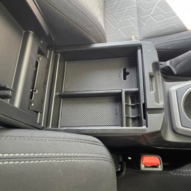 for Toyota Tacoma 2016 2017 2018 2019 2020 2021 2022 2023 Center Console Tray Organizer Interior Accessories Armrest Storage Box Insert Container Divider Cover (Center Organizer Fits 2016-2023 Tacoma)
