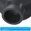 PATIKIL PVC Reducer Pipe Fitting 2x1 Inch Socket, Straight Coupling