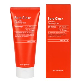 PONGDANG Pore Clear Vita-Cola Cleansing Foam | Oil Control & Deep Pore Cleanse | With Vitamin C & Collagen for Balanced Skin